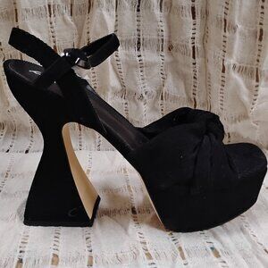 Sam Edelman Circus NY Audrea Sculpted Platform Heel Dress Sandal Size 9.5